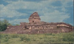 El Caracol Astronomical Observatory, Chichen Itza Postcard