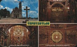 Museo del Virreinato Tepotzotlán Churrigueresque Art Postcard