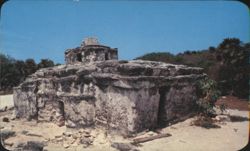 La Tumba del Caracol (The Snail) Mayan Ruin, Cozumel Postcard