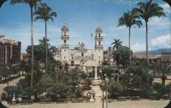 Main Plaza - Plaza Central, Cordoba, Mexico Postcard