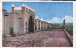 Hacienda Vista Hermosa Courtyard and Tower, Tequesquitengo Postcard