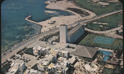 Aerial View of El Presidente Hotel, Cancun Postcard