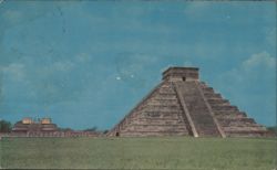 El Castillo and Temple of the Thousand Columns, Chichen Itza Postcard