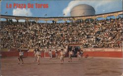 La Plaza De Toros, Nuevo Laredo Bullfight Postcard