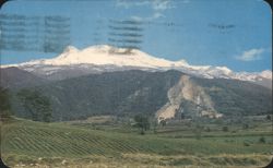 Ixtaccihuatl Volcano from Amecameca, Mexico Postcard