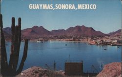 Guaymas, Sonora, Mexico with Bay and Mountains Postcard