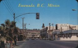 Ensenada, Mexico - El Cid Motor Hotel on López Mateos Ave Postcard