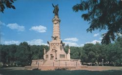 Monument to Benito Juárez in Ciudad Juárez, Chihuahua Postcard