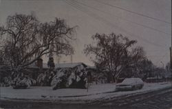 Snowy Streets of Ciudad Juarez Postcard
