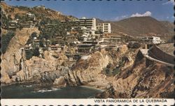 Vista Panoramica de La Quebrada, Acapulco Postcard