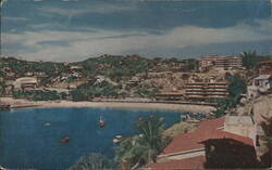 Caleta Bay, Acapulco, Guerrero, Mexico Postcard