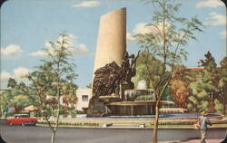 La Fuente de Petróleos, Mexico City, Mexico Postcard