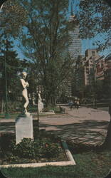 Torre Latinoamericana from Alameda Park, Mexico City Postcard