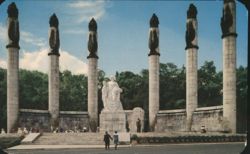 Monumento a los Niños Héroes, Chapultepec Park, Mexico City Postcard