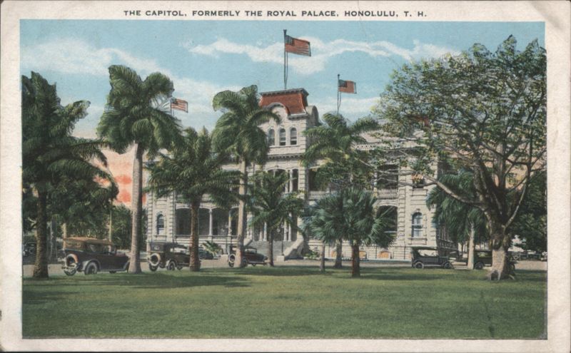 The Capitol, Formerly the Royal Palace, Honolulu Hawaii