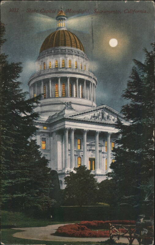 State Capitol by Moonlight, Sacramento California