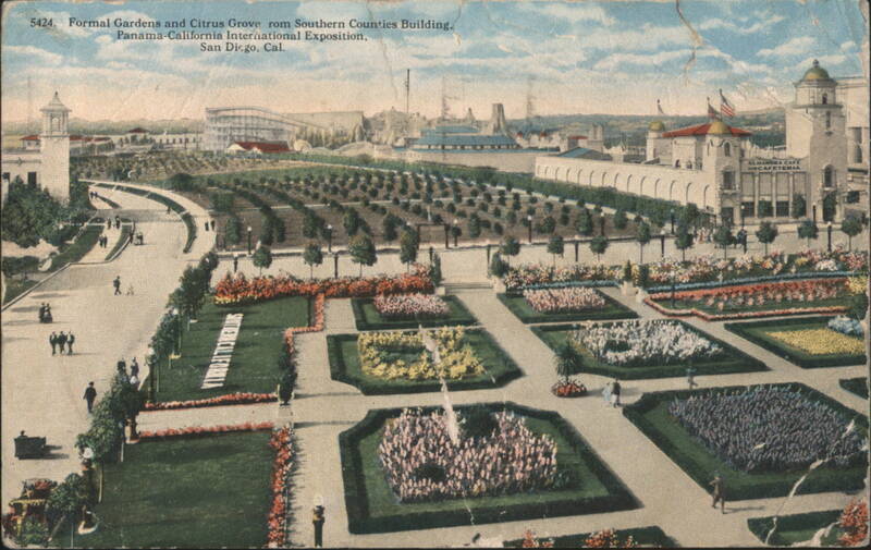 Formal Gardens & Citrus Grove, Panama-California Exposition San Diego