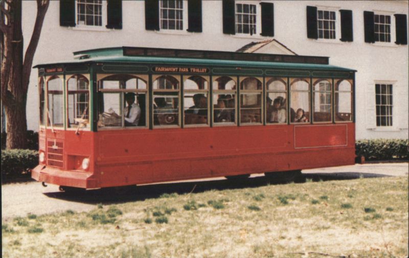 Fairmount Park Trolley Bus - 1976 Bicentennial Philadelphia Pennsylvania