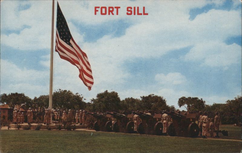 Fort Sill Salute to Colors, Artillery & Soldiers Oklahoma