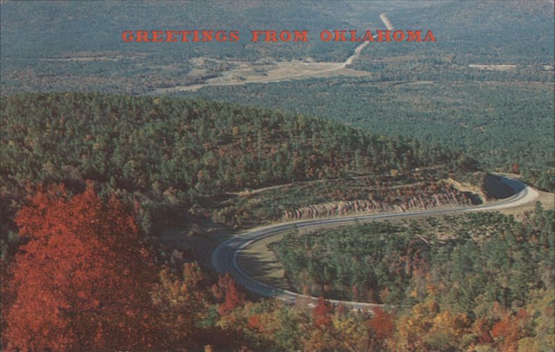 Greetings from Oklahoma, Winding Mountain Road