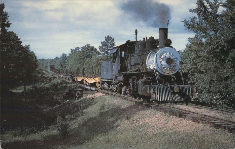 Dierks Forests Inc. 226 Baldwin 2-8-2 Steam Locomotive Wright City Oklahoma