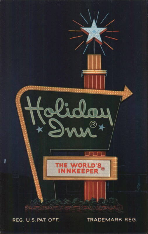 Holiday Inn Neon Sign, The World's Innkeeper, Harvey, IL Illinois