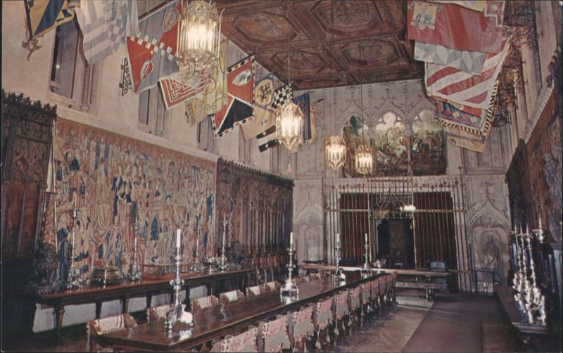 Hearst San Simeon Refectory Dining Hall, California