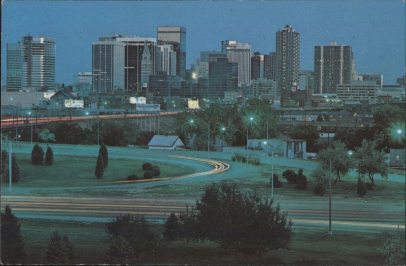 Downtown Denver at Dusk Skyline Colorado Don Ceppi