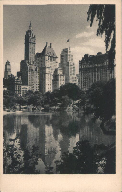 Central Park South Mirrored Beauty New York H.W. Hannau