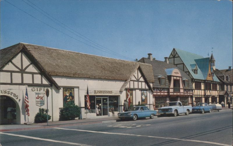Copenhagen Drive, Solvang, CA - Danish Village Street Scene California