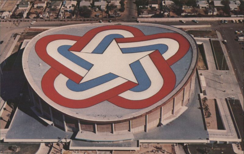 Arizona Coliseum Bicentennial Symbol, Phoenix Herb And Dorothy Mclaughlin