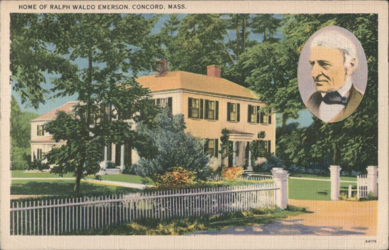 Home of Ralph Waldo Emerson, Concord, MA Massachusetts