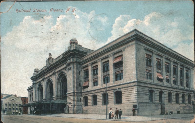 Railroad Station, Albany, N.Y. New York