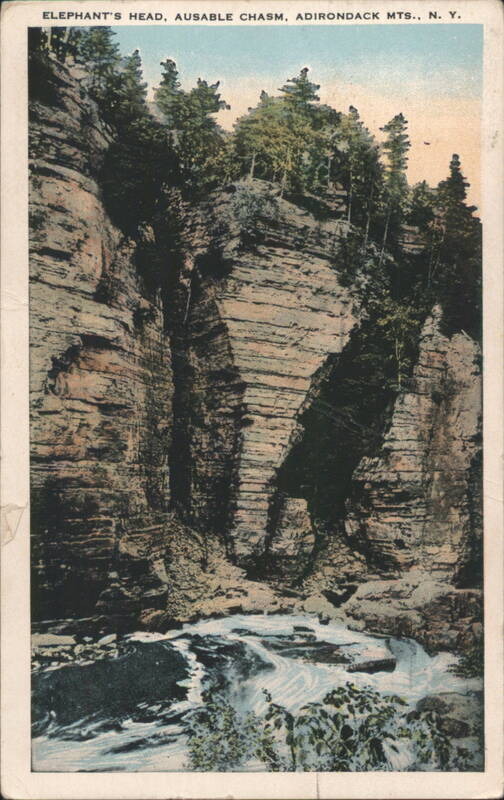 Elephant's Head, Ausable Chasm, Adirondack Mts. New York
