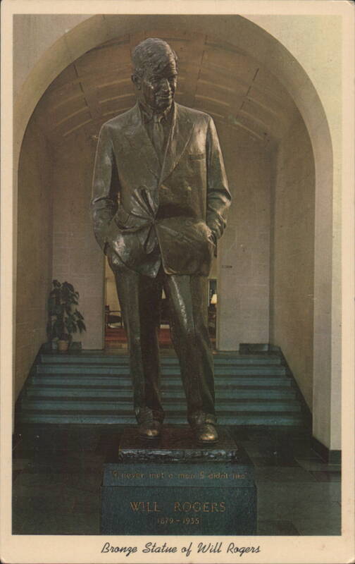 Will Rogers Bronze Statue, Claremore, Oklahoma JO Davidson