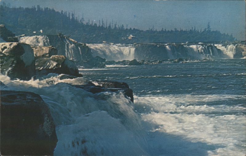 The Falls, Willamette River Oregon City Gan Nilsen