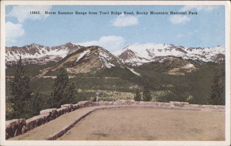 Never Summer Range from Trail Ridge Road, Rocky Mountain National Park