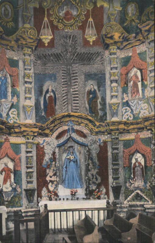 Blessed Virgin Chapel Altar, Mission San Xavier Tucson Arizona
