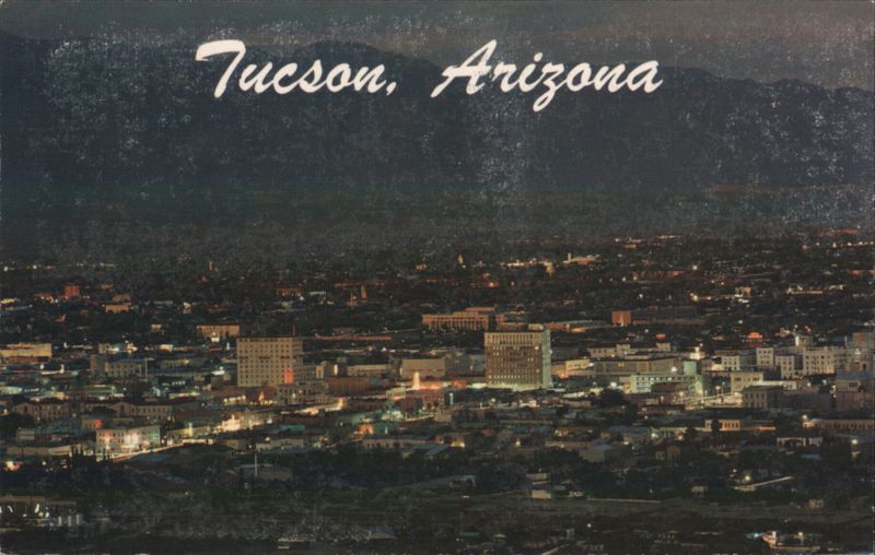 Tucson, Arizona Night Cityscape Roy Manley