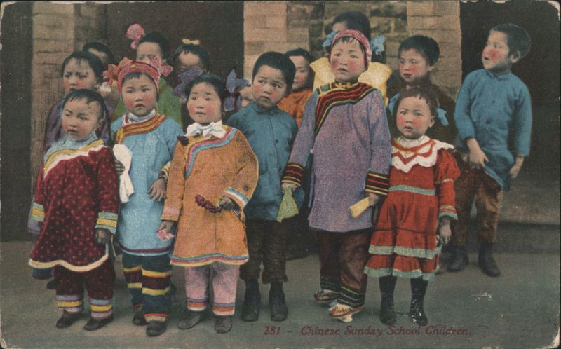 Chinese Sunday School Children Asian