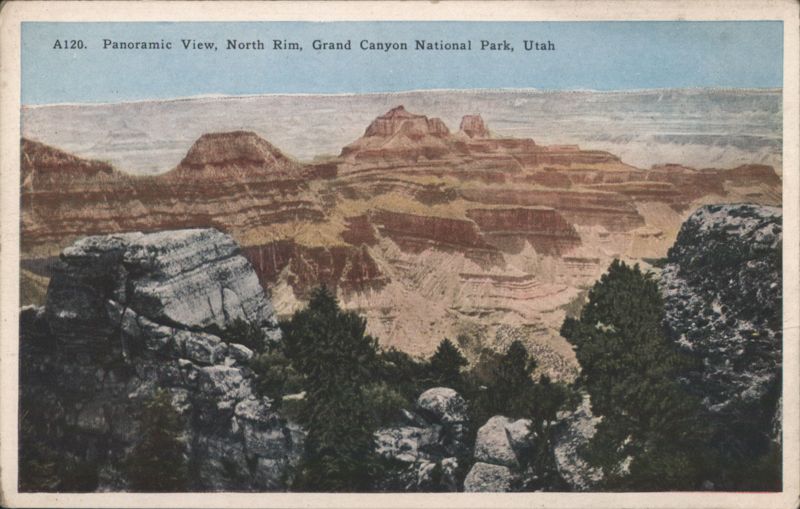 Panoramic View, North Rim, Grand Canyon National Park Utah