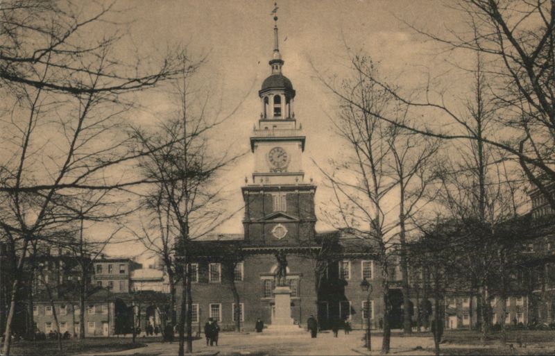Independence Hall, Chestnut Street Side Philadelphia Pennsylvania