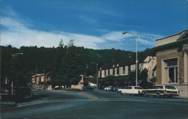 Lytton Square, Mill Valley, California Street Scene