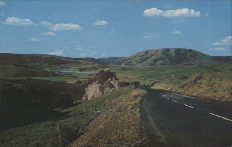 Petaluma-Point Reyes Road, Nicasio Valley, Black Mountain Marin County California