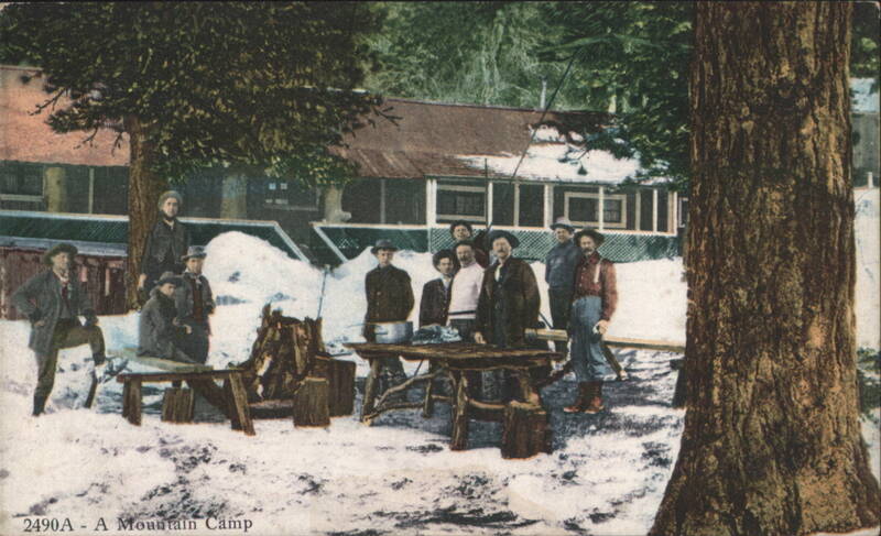 A Mountain Camp Men