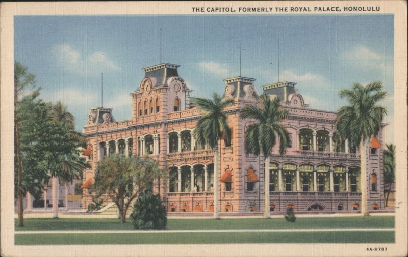 The Capitol, Formerly Royal Palace, Honolulu Hawaii