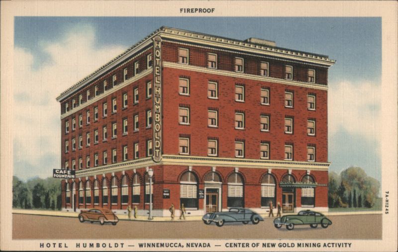 Hotel Humboldt, Winnemucca, Nevada - New Gold Mining Activity