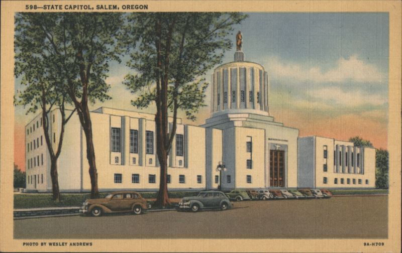 State Capitol Building Salem Oregon Wesley Andrews