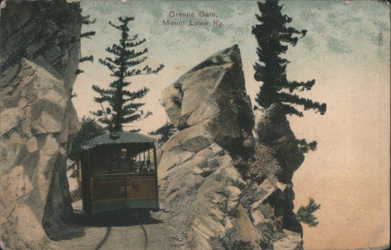 Granite Gate, Mount Lowe Ry. Los Angeles California