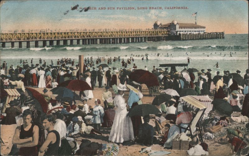 Beach and Sun Pavilion, Long Beach, California